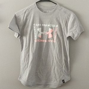 UA Size YMD Gray Short Sleeve T-shirt NWT